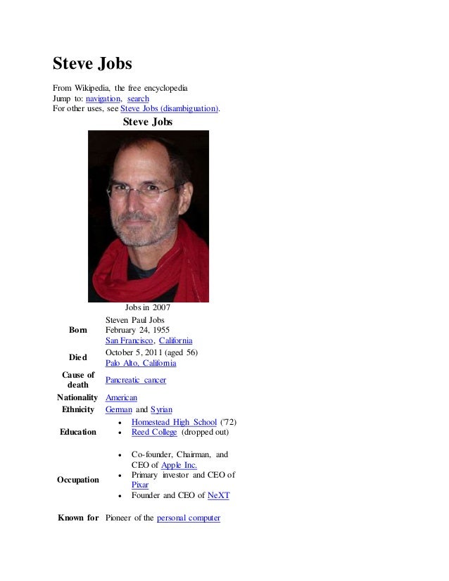 Steve Jobs