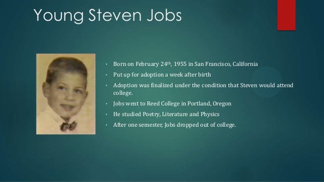 Essay on steve jobs life