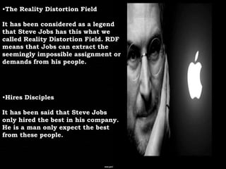 The Leadership and Management Styles of Steve Jobs