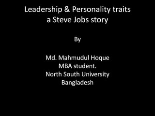 Steve jobs leadership traits | PPT