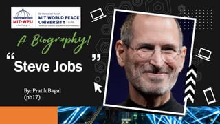 Steve Jobs
https://www.pexels.com/@pixabay
By: Pratik Bagul
(pb17)
 