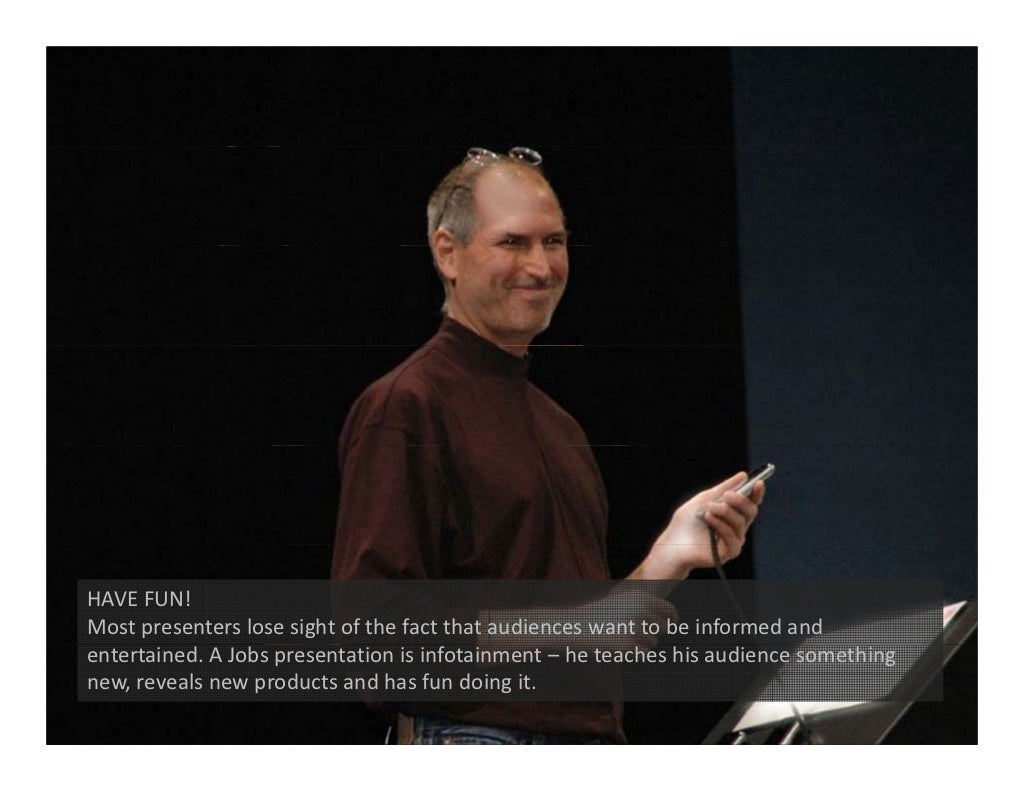 Steve Jobs Presentation Skills