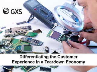 Differentiating the Customer
Experience in a Teardown Economy
                        March 15, 2011   Slide 1
 