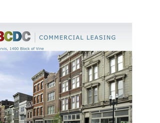 COMMERCIAL LEASING
Parvis, 1400 Block of Vine
 