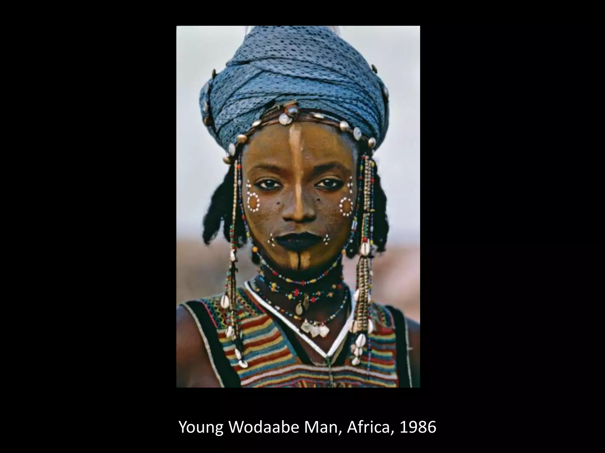 Young Wodaabe Man, Africa, 1986