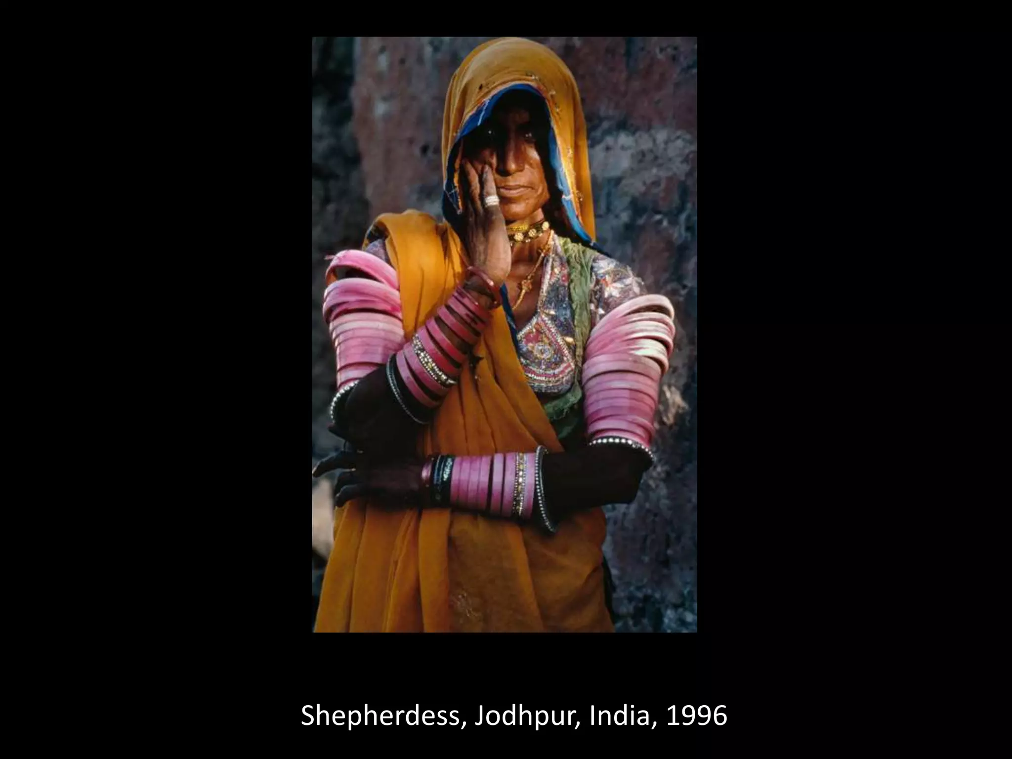 Shepherdess, Jodhpur, India, 1996
