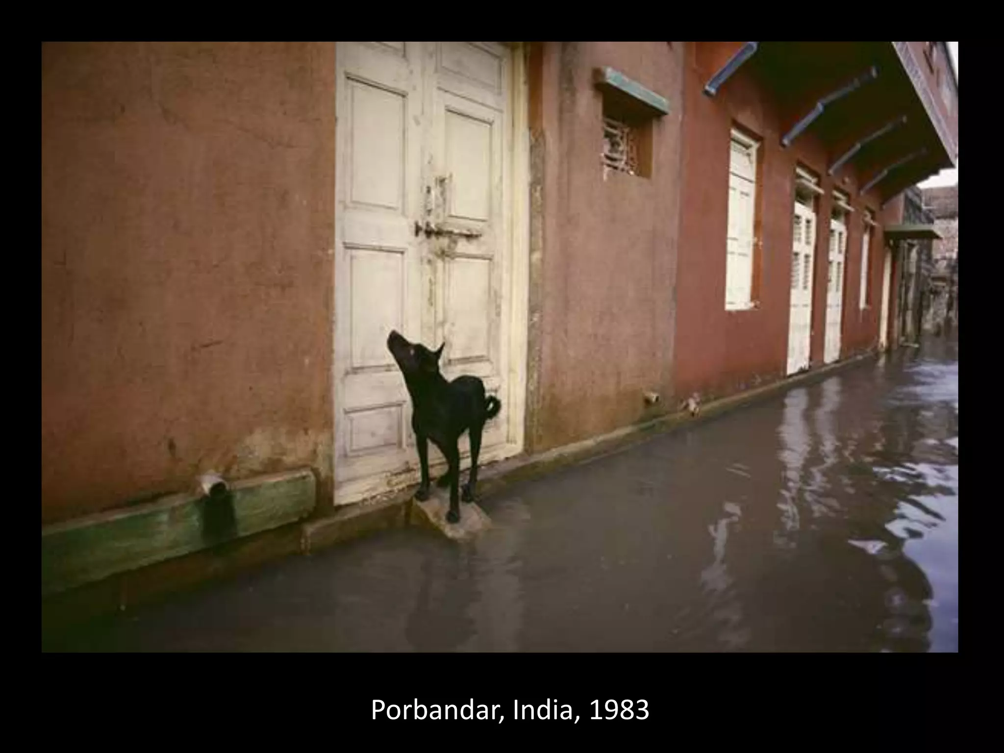 Porbandar, India, 1983