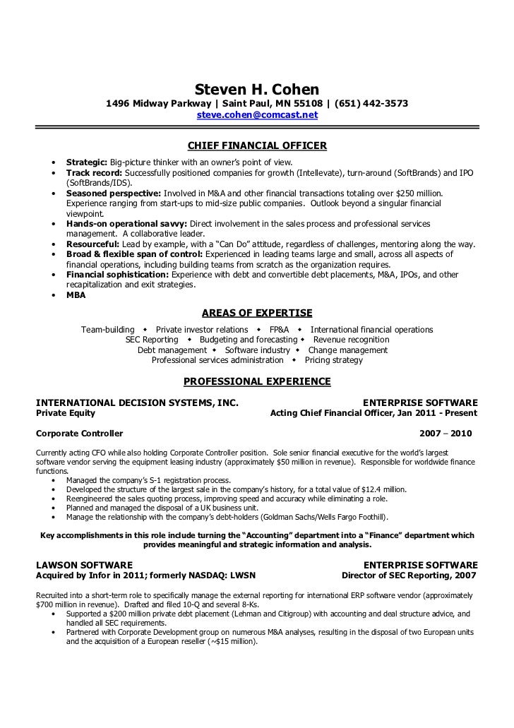 Steven Cohen Resume Steven Cohen Resume