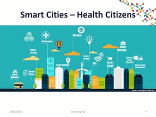 Smart Cities – Health Citizens
27/05/2016 www.tssg.org 9
 