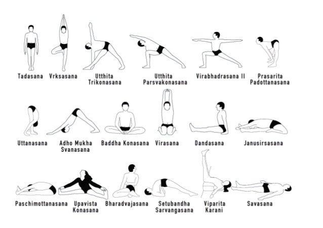 picture Twelve Yoga Asana steven greer ce5 cseti 12 yoga asanas