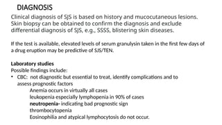 STEVEN JOHNSONS SYNDROME AND TOXIC EPIDERMAL NECROLYSIS [Autosaved] 2.pptx