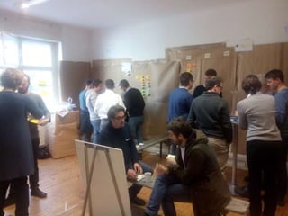 Impressionen des Intensivworkshops "Design Thinking" mit Dr. Steven Ney