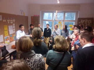 Impressionen des Intensivworkshops "Design Thinking" mit Dr. Steven Ney