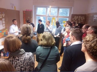 Impressionen des Intensivworkshops "Design Thinking" mit Dr. Steven Ney