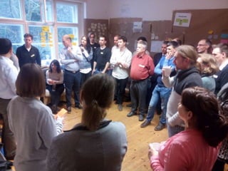 Impressionen des Intensivworkshops "Design Thinking" mit Dr. Steven Ney