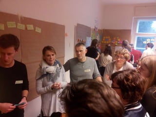 Impressionen des Intensivworkshops "Design Thinking" mit Dr. Steven Ney