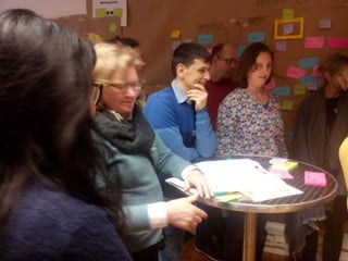 Impressionen des Intensivworkshops "Design Thinking" mit Dr. Steven Ney