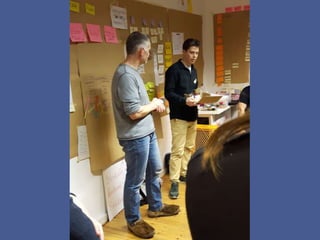 Impressionen des Intensivworkshops "Design Thinking" mit Dr. Steven Ney