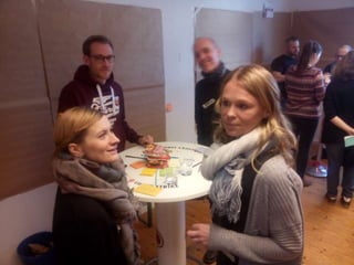 Impressionen des Intensivworkshops "Design Thinking" mit Dr. Steven Ney