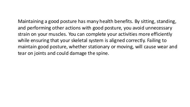 Tips to Maintain a Good posture | PPTX
