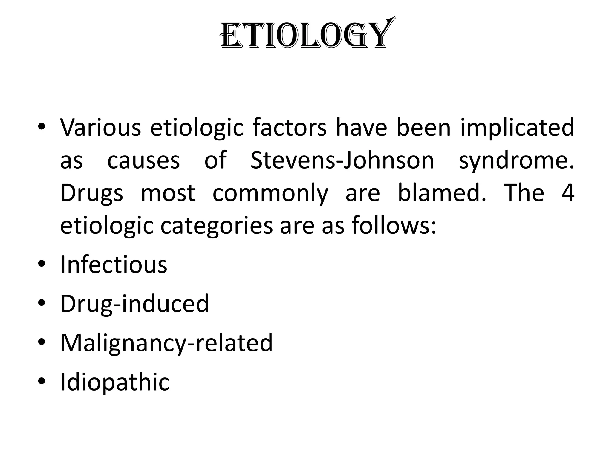 Stevens johnson syndrome | PPTX