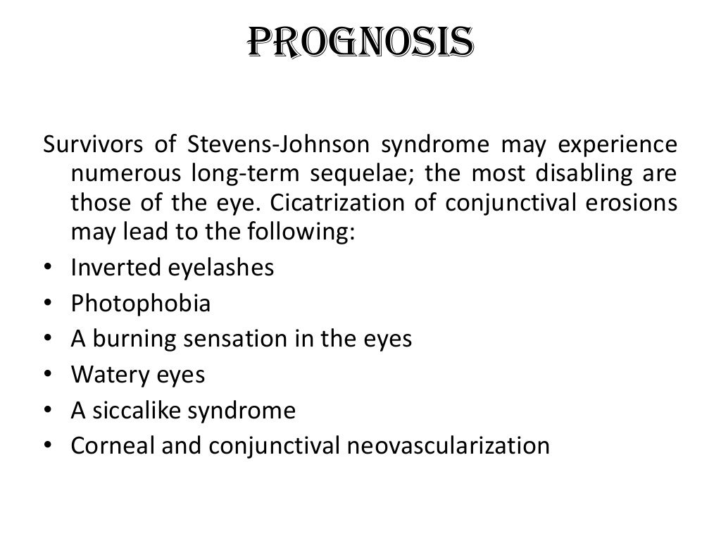 Stevens johnson syndrome