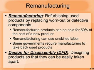 stevenson9e_ch04 product and service design | PPT