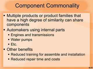 stevenson9e_ch04 product and service design | PPT