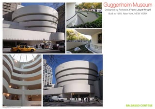 Guggenheim Museum
Designed by Architect, Frank Lloyd Wright
Built in 1959, New York, New York

Photography by Steven Cortese

 