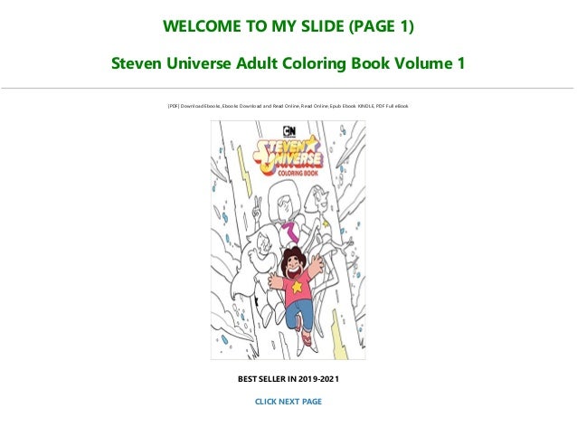 Download Download E B O O K Steven Universe Adult Coloring Book Volume 1 Fu