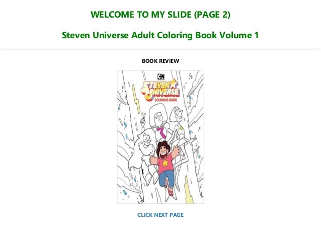 Download E Book Download Steven Universe Adult Coloring Book Volume 1 Full Acc