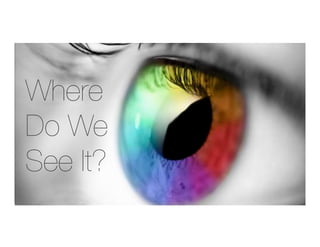 Where !
Do We !
See It?
 