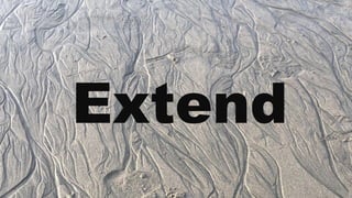 Click to edit Master title style
Headlin
e for this
section
Focus
on the
Solution
Extend
 