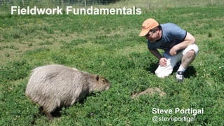 1
Fieldwork Fundamentals
Steve Portigal
@steveportigal
 
