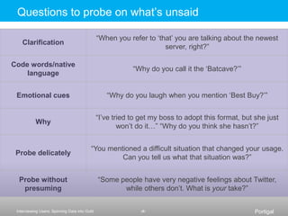 Give participants their own copy at the outset of the interviewMethods