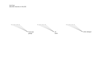 third floor
deliveries received on 28.10.00




   • • • • • •                                 • • • • • •            • • • • • •




                                  front door                 lift                   direct dialogue
                                  garage                     stairs
 