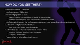 Integrating Intune and ConfigMgr for Effective Windows 10 Co-Management ...