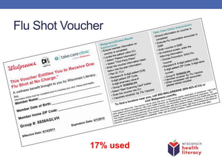 Flu Shot Voucher
17% used
 
