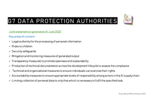 Steve Wood Generative AI and Data Protection Asia Privacy Bridge ...