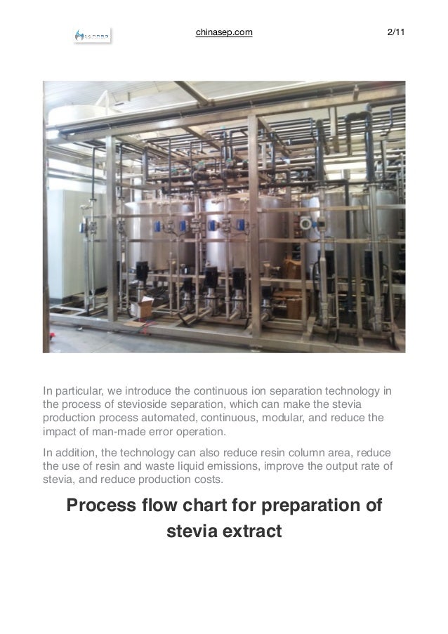 Stevia extraction technology and production process