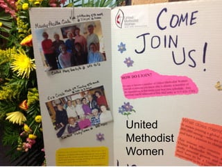 United
Methodist
Women
 