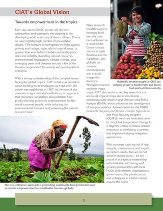 CIAT’s Partnership with Australia: Opportunity, food security, and economic empowerment for the world’s poor