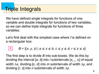 Comprehensive Guide to Triple Integrals and Their Applications in ...