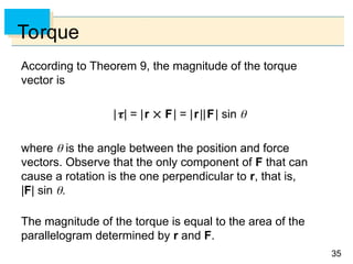 Torque Math Vector StewartCalcET7e_12_04.ppt-ENGR.RAMSESPUNO | PPT