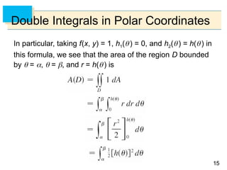 Comprehensive Guide to Double Integrals in Polar Coordinates for ...