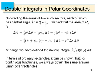 Comprehensive Guide to Double Integrals in Polar Coordinates for ...