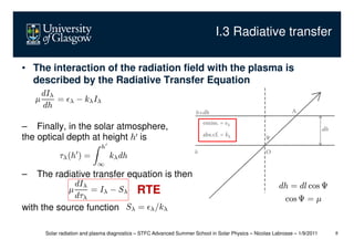 Solar radiation and plasma diagnostics | PDF