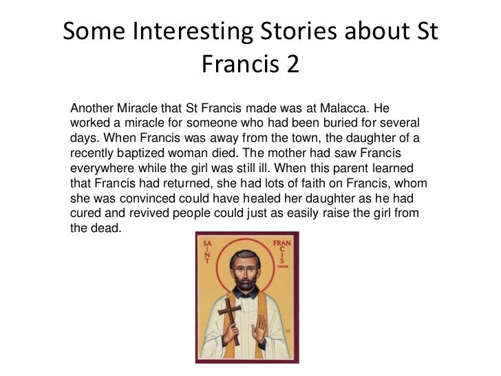 St francis xavier