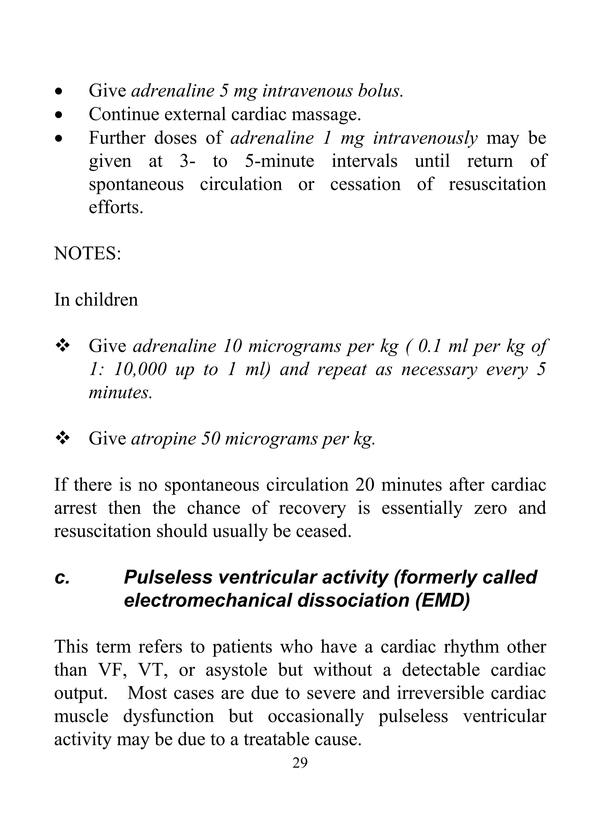 Stg emergency-drug-guidelines 2008 | PDF | Heart and Cardiovascular ...