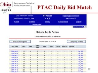 PTAC Daily Bid Match 